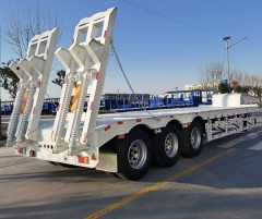 3 AXLES FLAT BED SEMI TRAILER