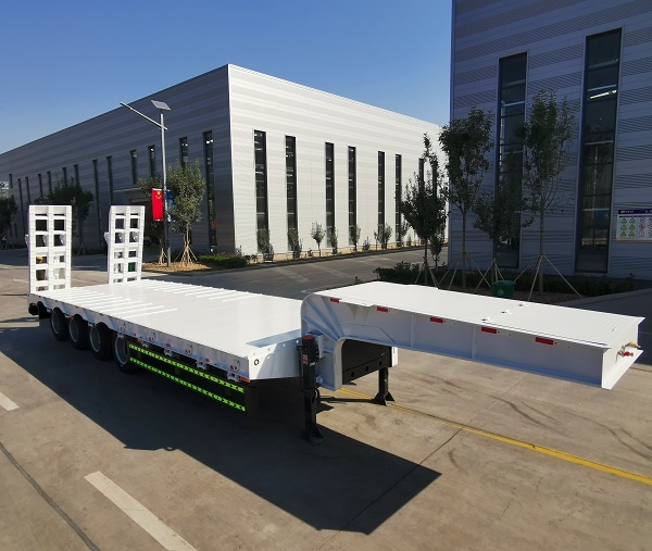 3 AXLES FLAT BED SEMI TRAILER