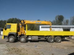 SINOTRUK HOWO 8×4 TRUCK MOUNTED CRANE