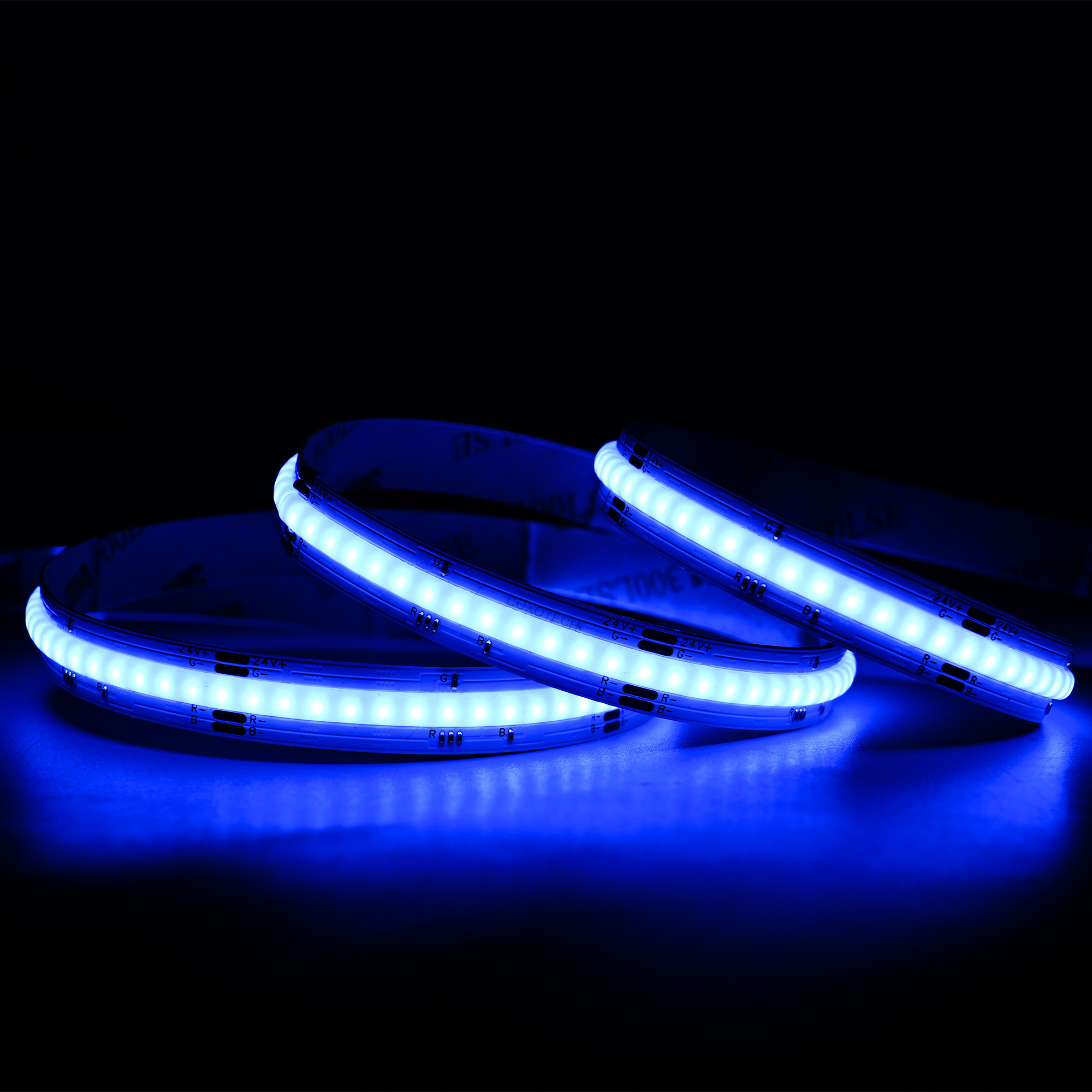 24V RGB COB Strip 840leds/m 10mm