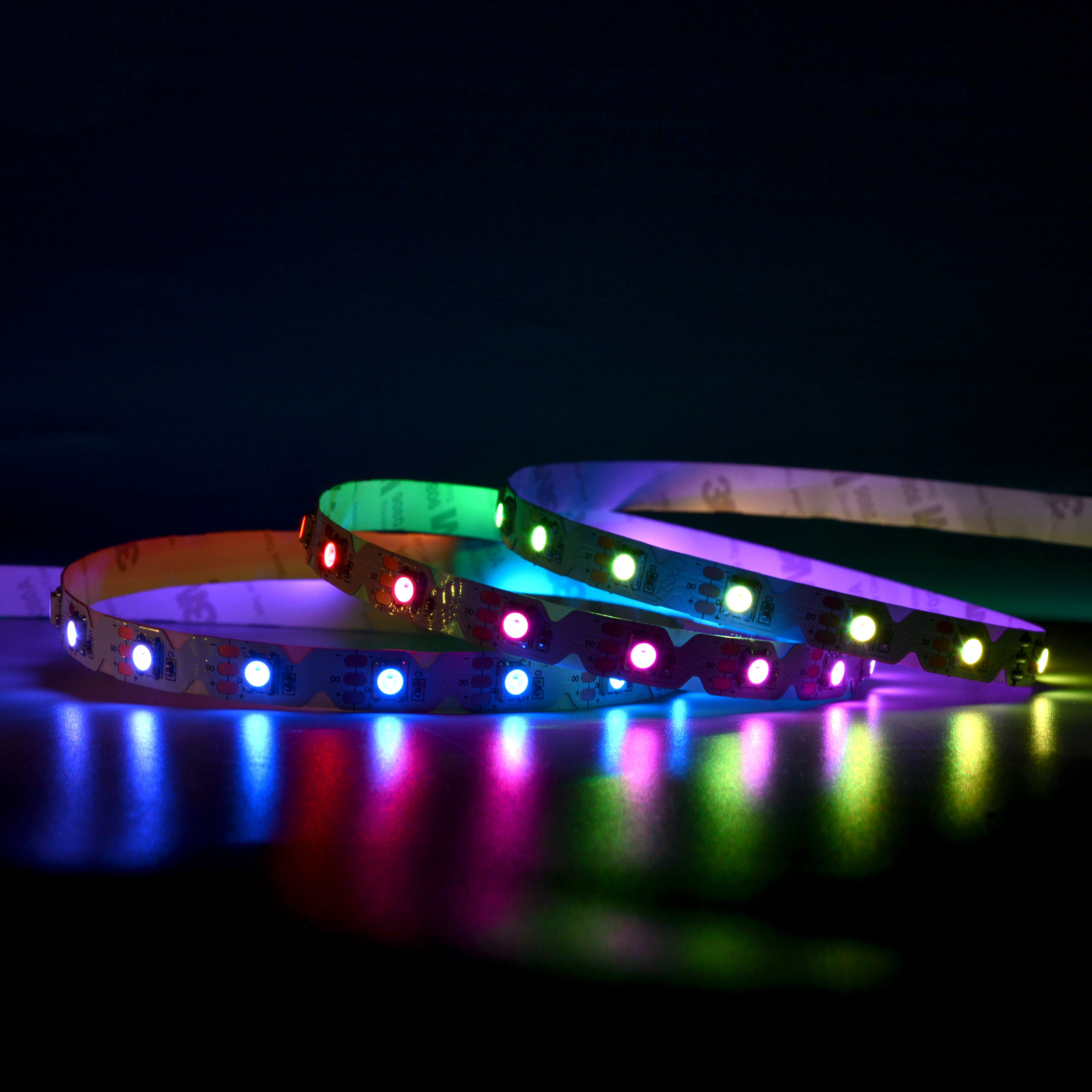 8mm 5V 48leds/m 2812B Zigzag LED strip