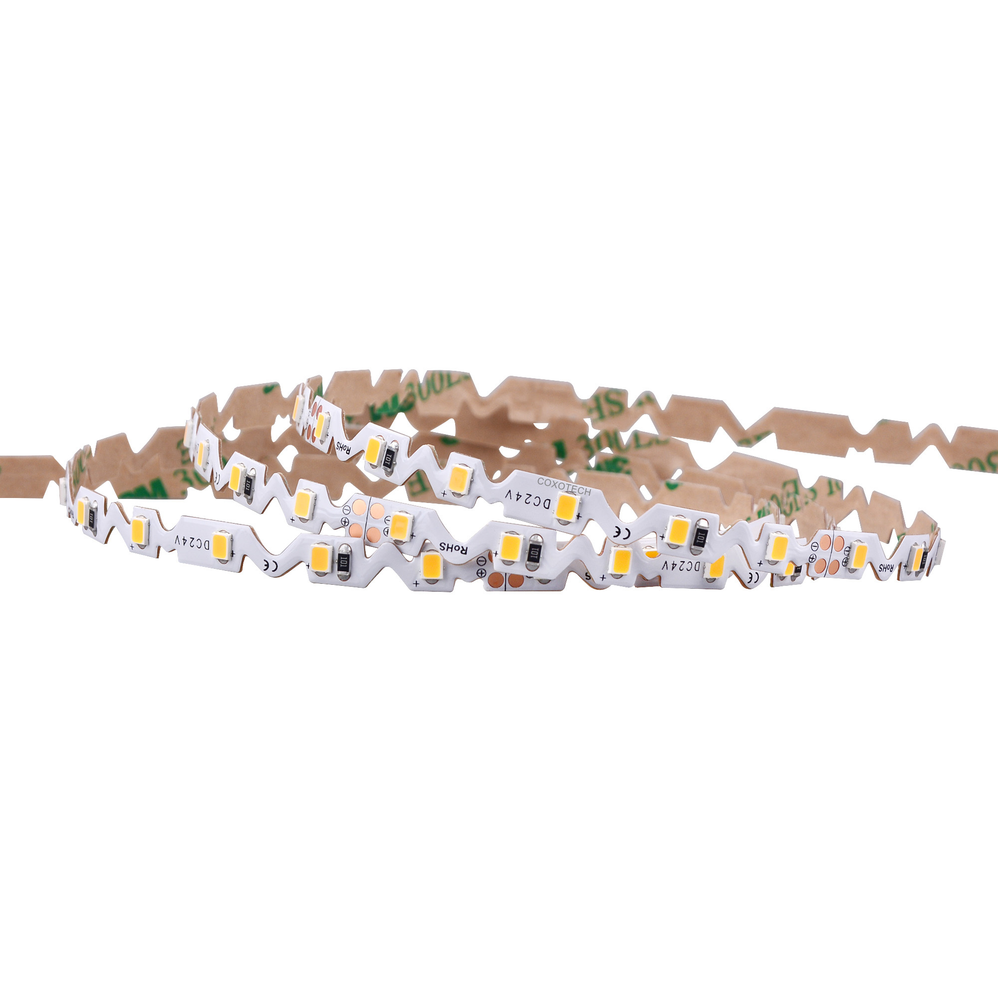 6mm 12V 72leds/m Zigzag 2835 LED strip