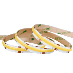 8mm 12V/24V 608leds/m CCT COB Strip