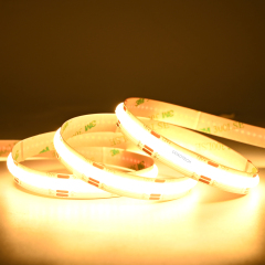 8mm 12V/24V 608leds/m CCT COB Strip
