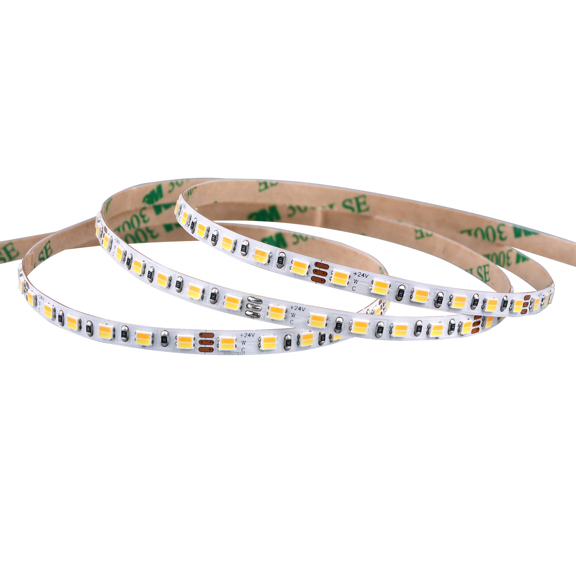 5mm 24V 120leds/m 2 in 1 CCT LED strip