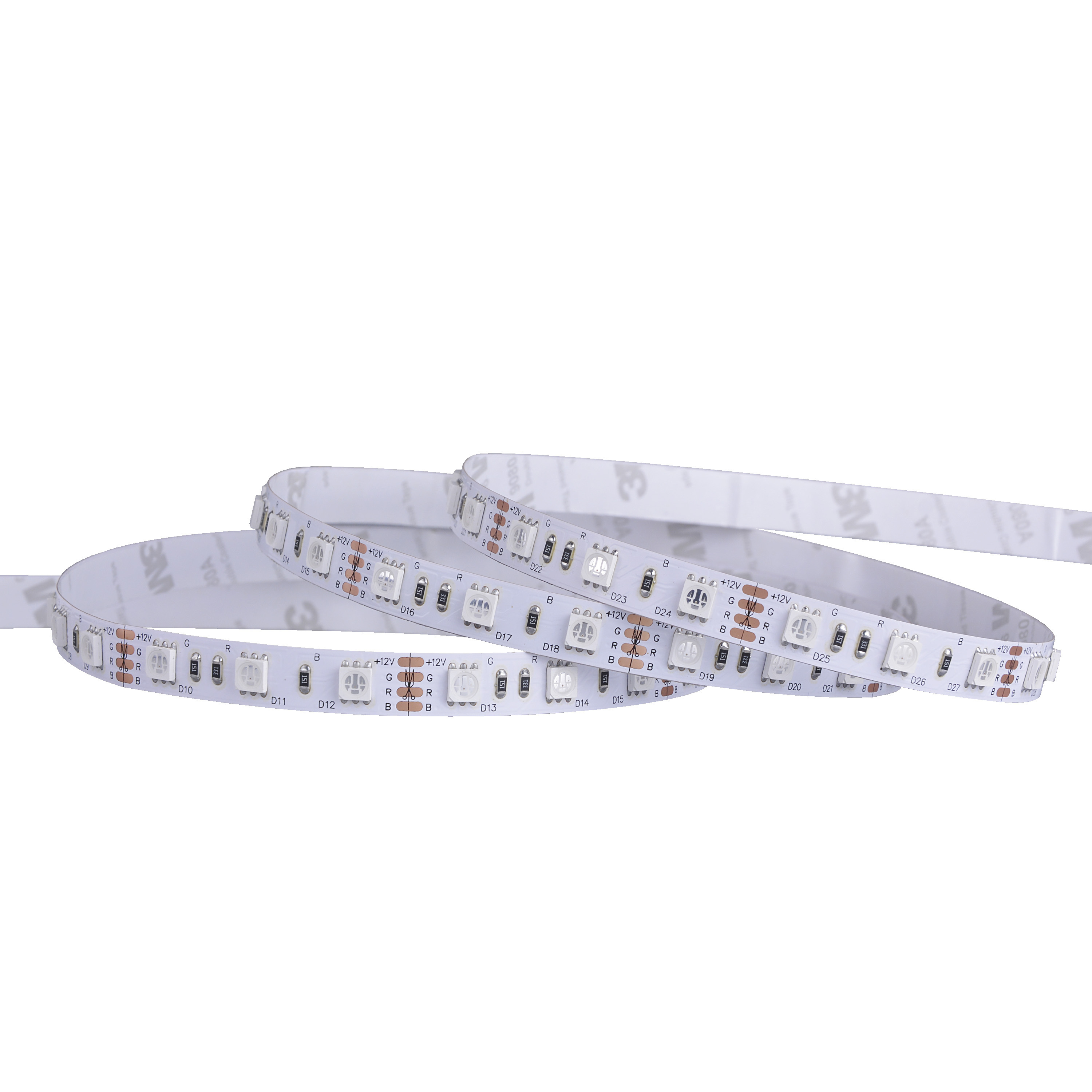 10mm 12V/24V 60leds/m 5050 RGB LED strip