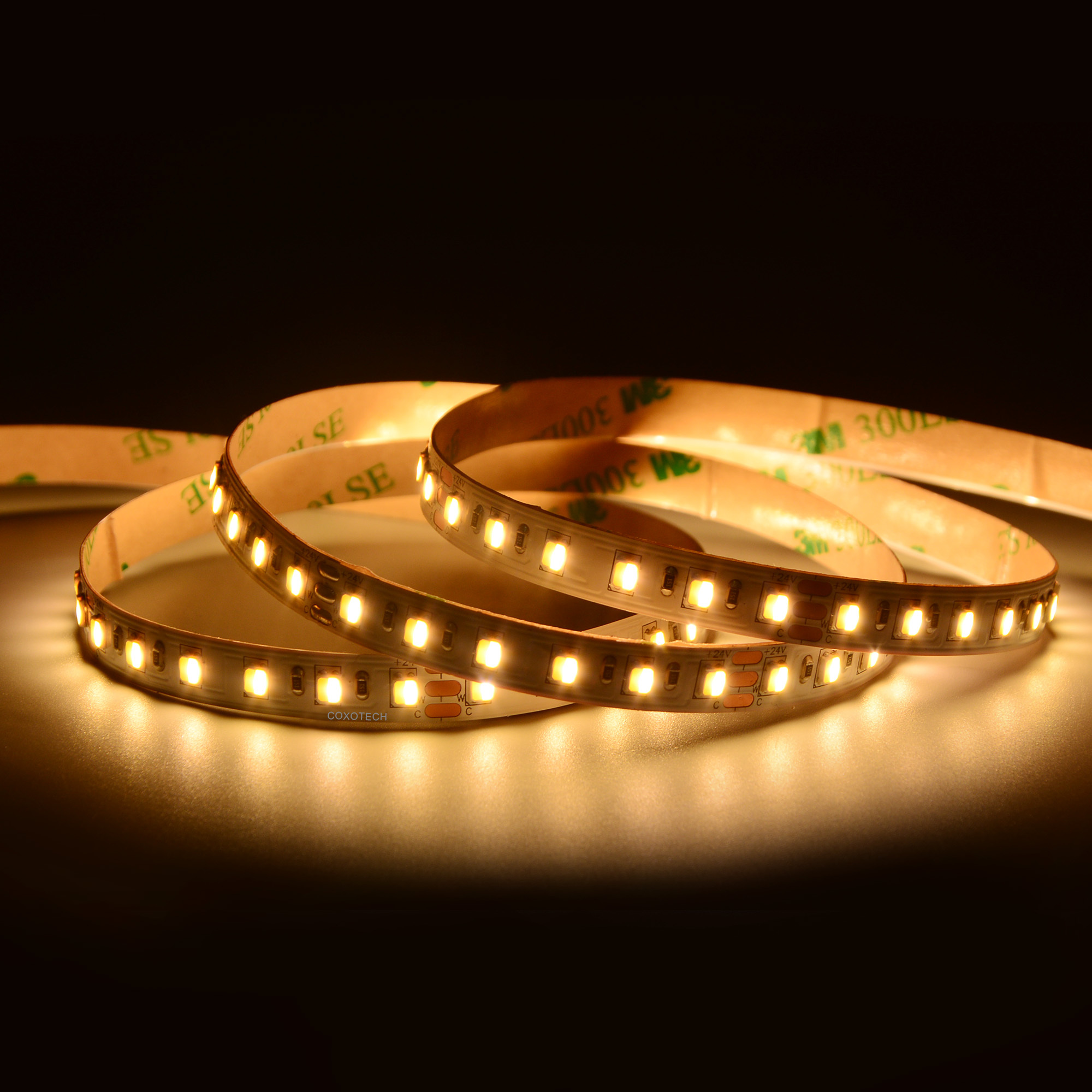 8mm 24V 120leds/m 2 in 1 CCT LED strip