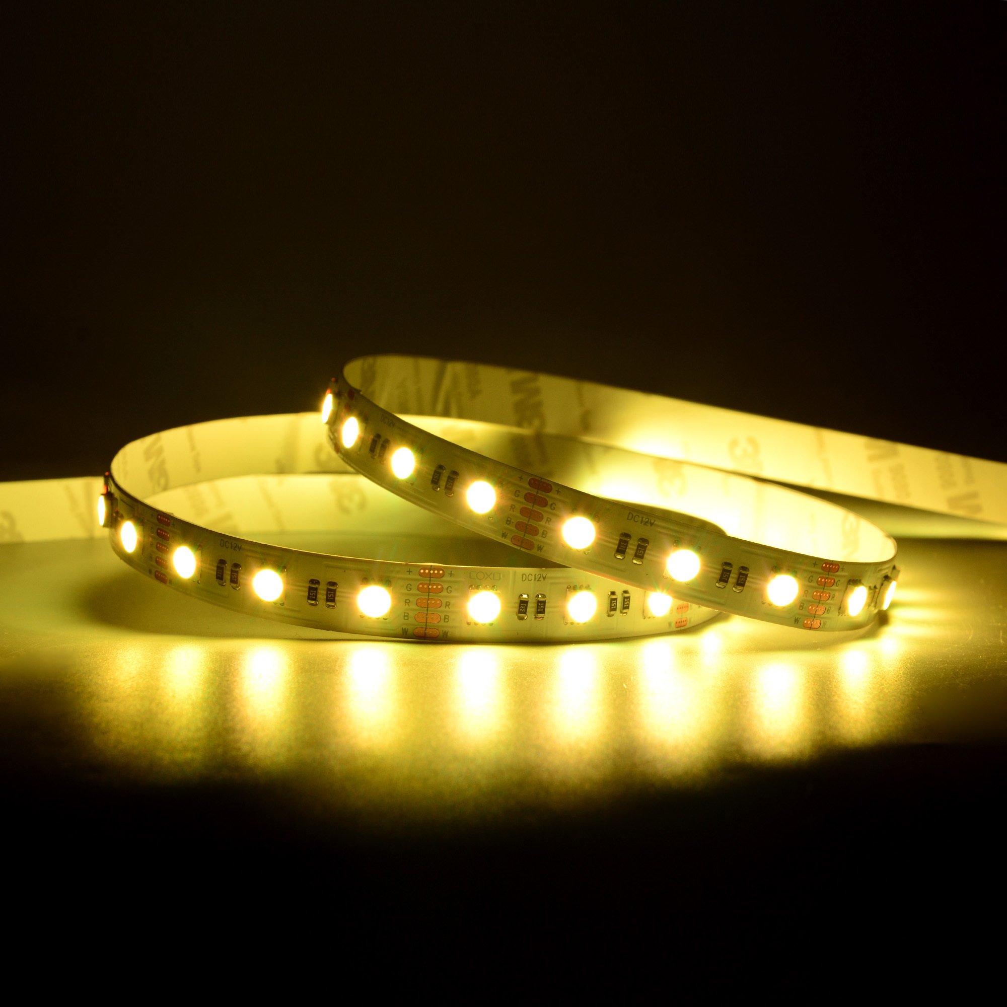 12mm 12V/24V 60leds/m 5050 RGBW LED strip