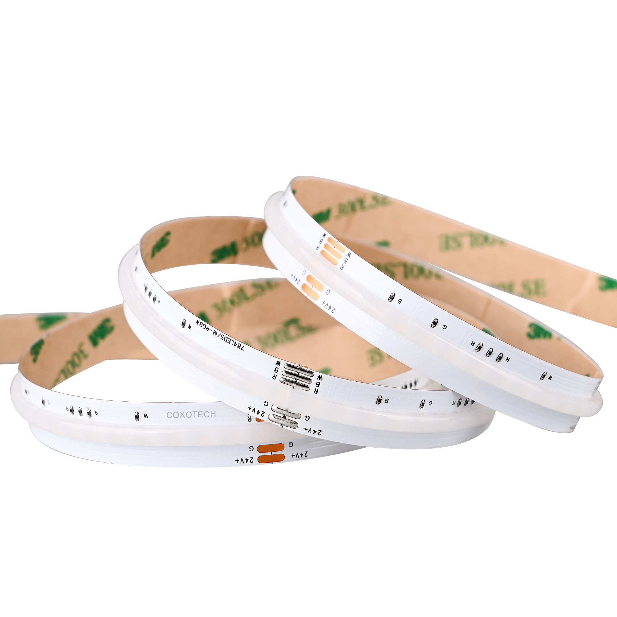 12mm 24V 784leds/m RGBW COB Strip