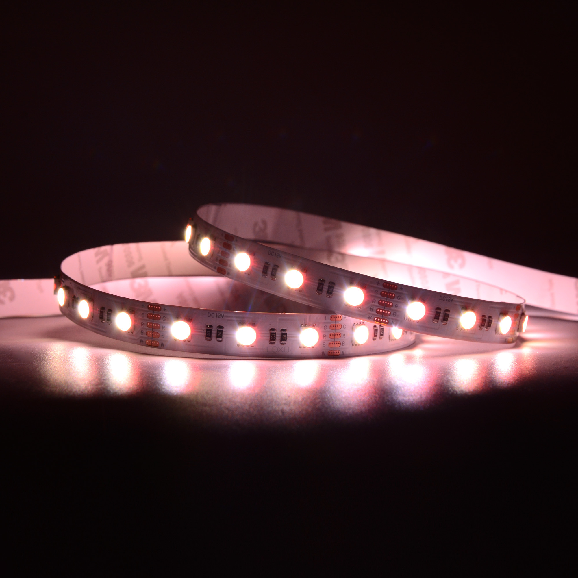 12mm 12V/24V 60leds/m 5050 RGBW LED strip