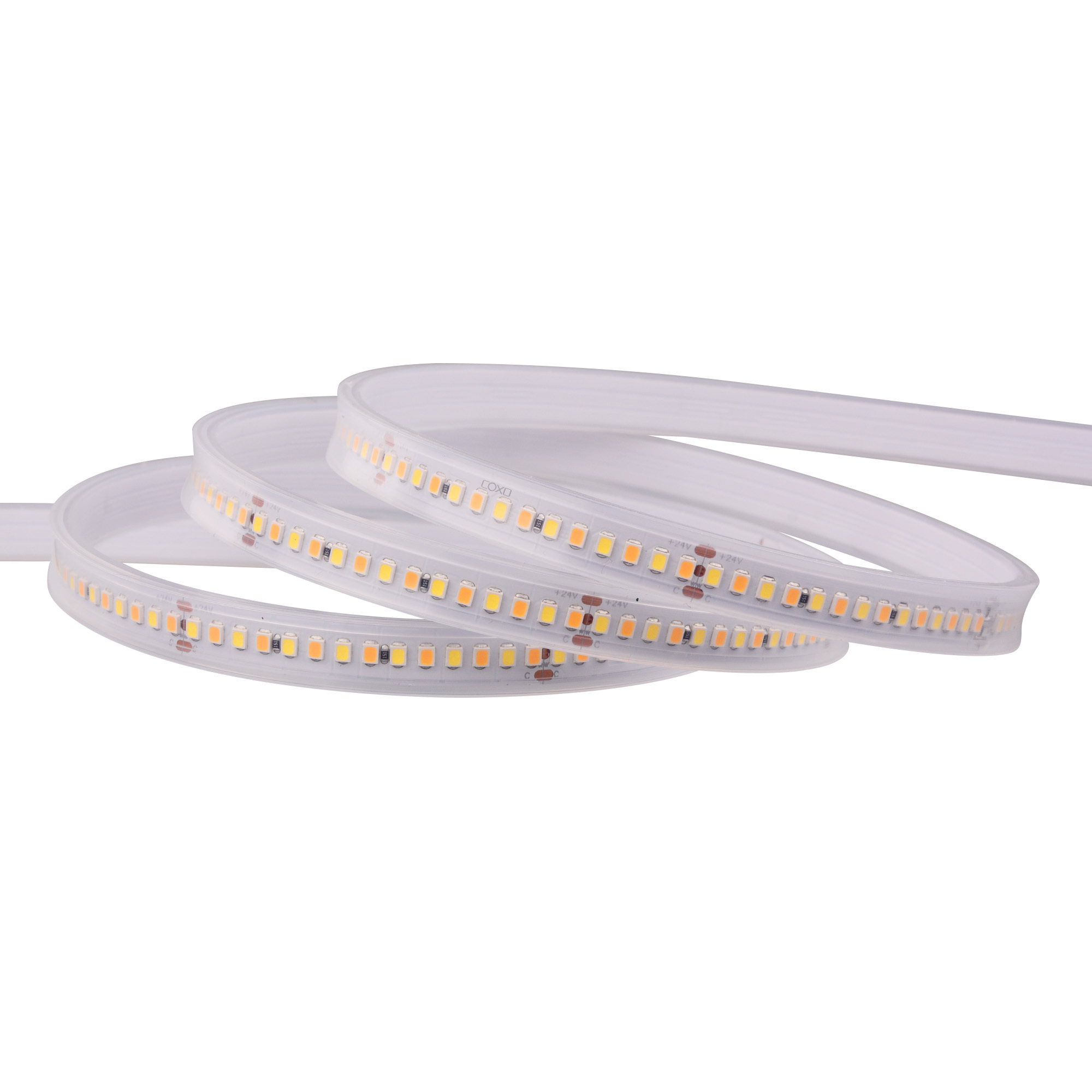 10mm 24V 224leds/m 2835 CCT LED strip