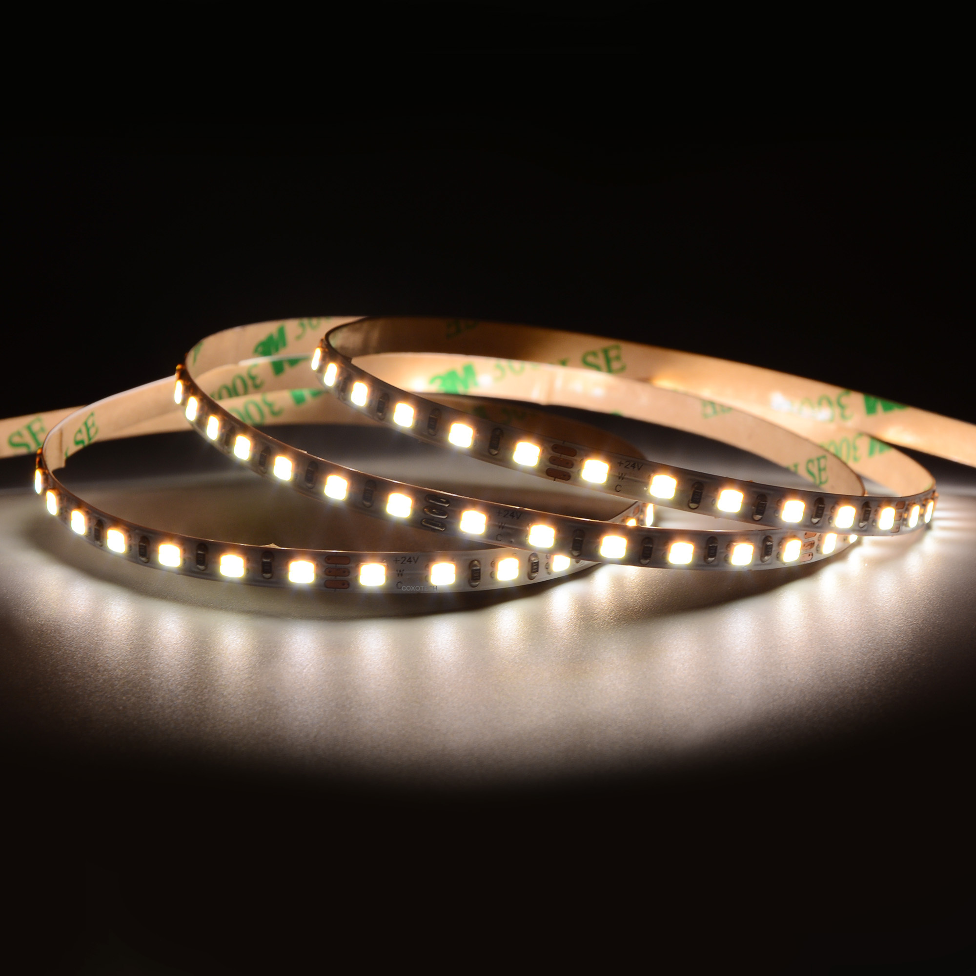 5mm 24V 120leds/m 2 in 1 CCT LED strip