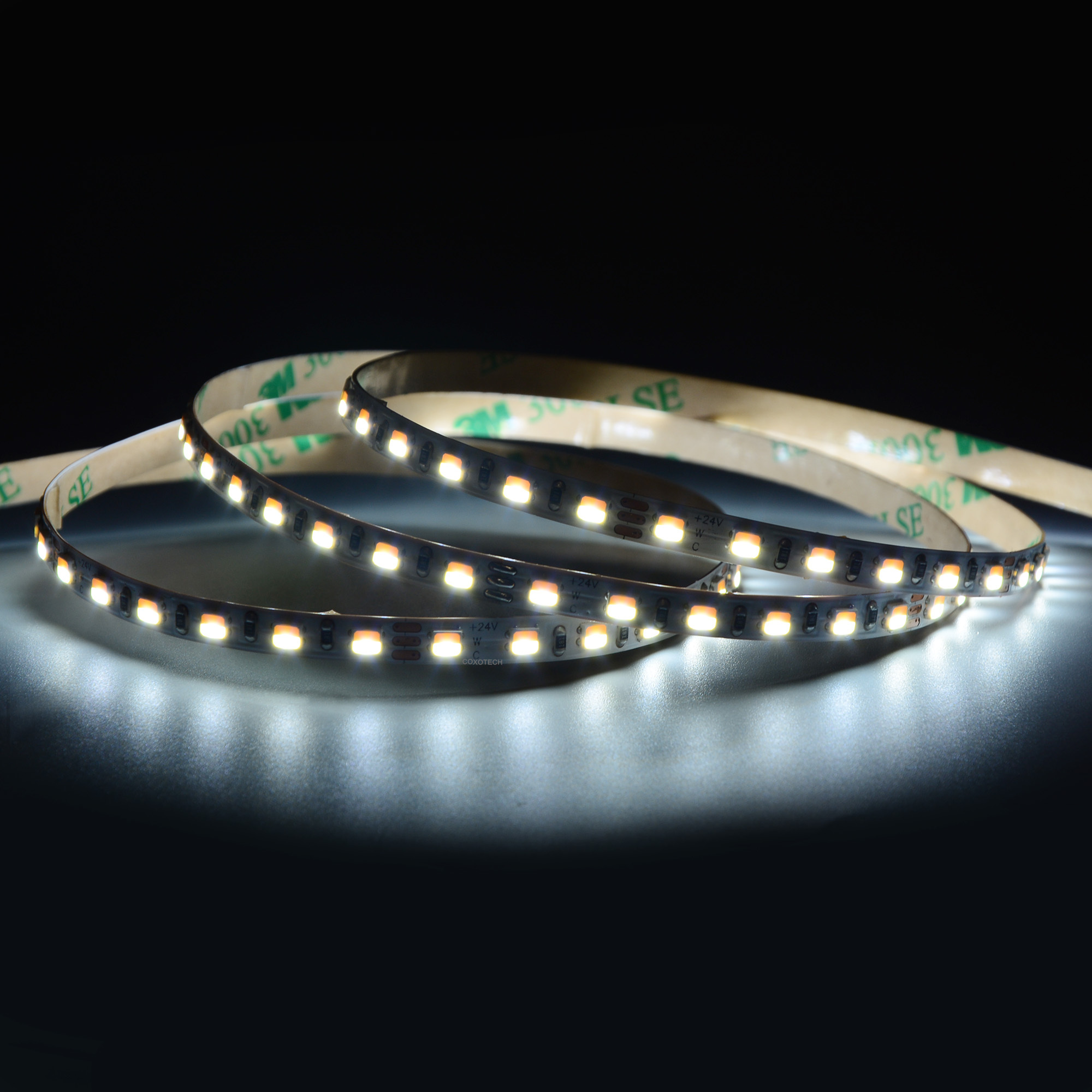 5mm 24V 120leds/m 2 in 1 CCT LED strip