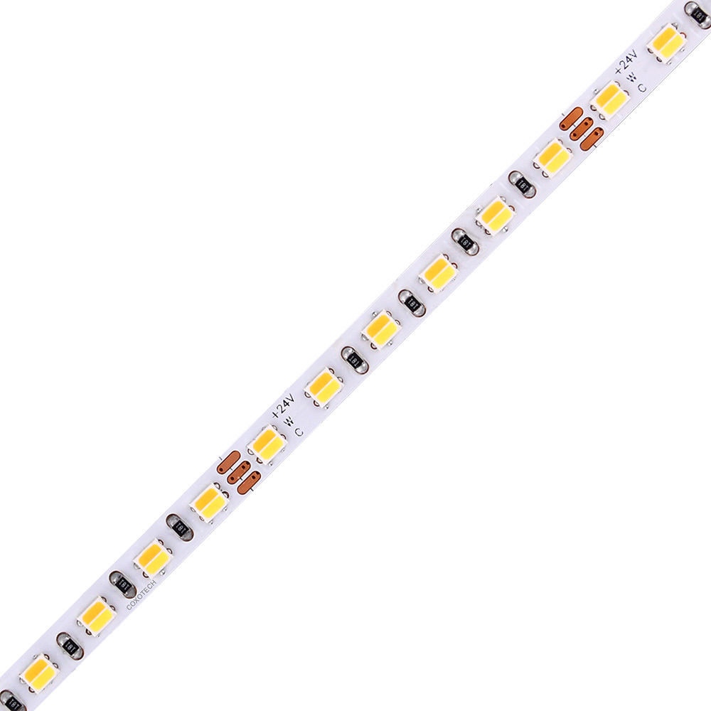 5mm 24V 120leds/m 2 in 1 CCT LED strip