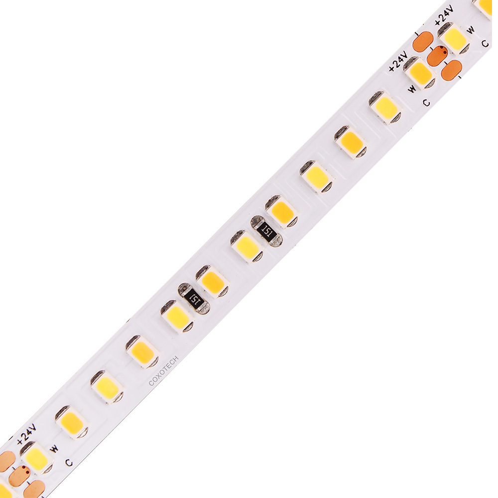 10mm 24V 168leds/m CCT 2835 LED strip