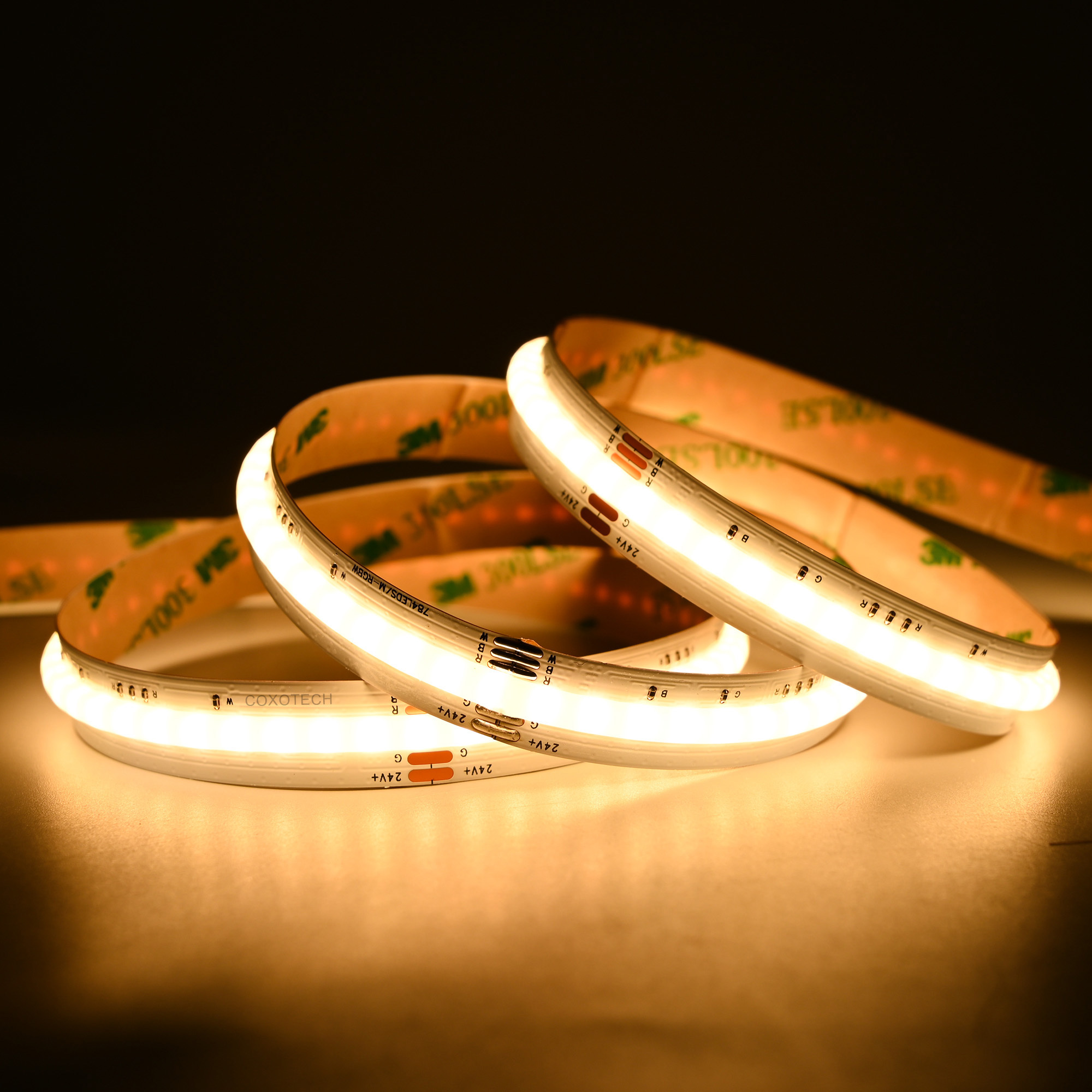 A5000 784leds Ra90 5 Years Warranty 12mm RGBW COB LED Strip