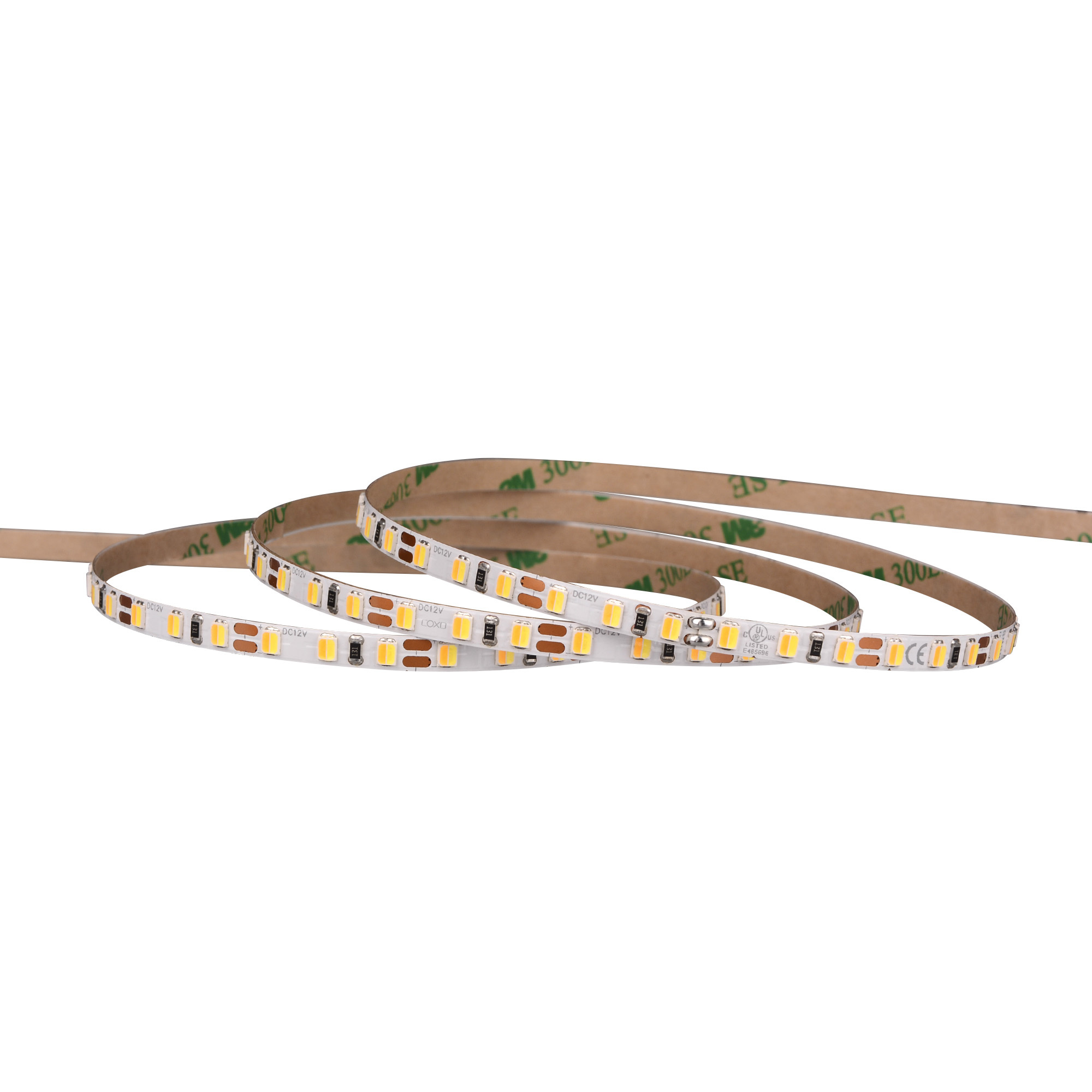 8mm 12V/24V 120leds/m 2 in 1 CCT 2835 LED strip