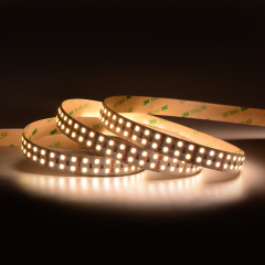 15mm 24V Double Lines 240leds/m 2835 2 in 1 CCT 2835 LED strip