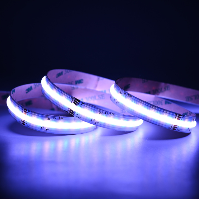 12mm 24V 840leds/m RGBCCT COB Strip