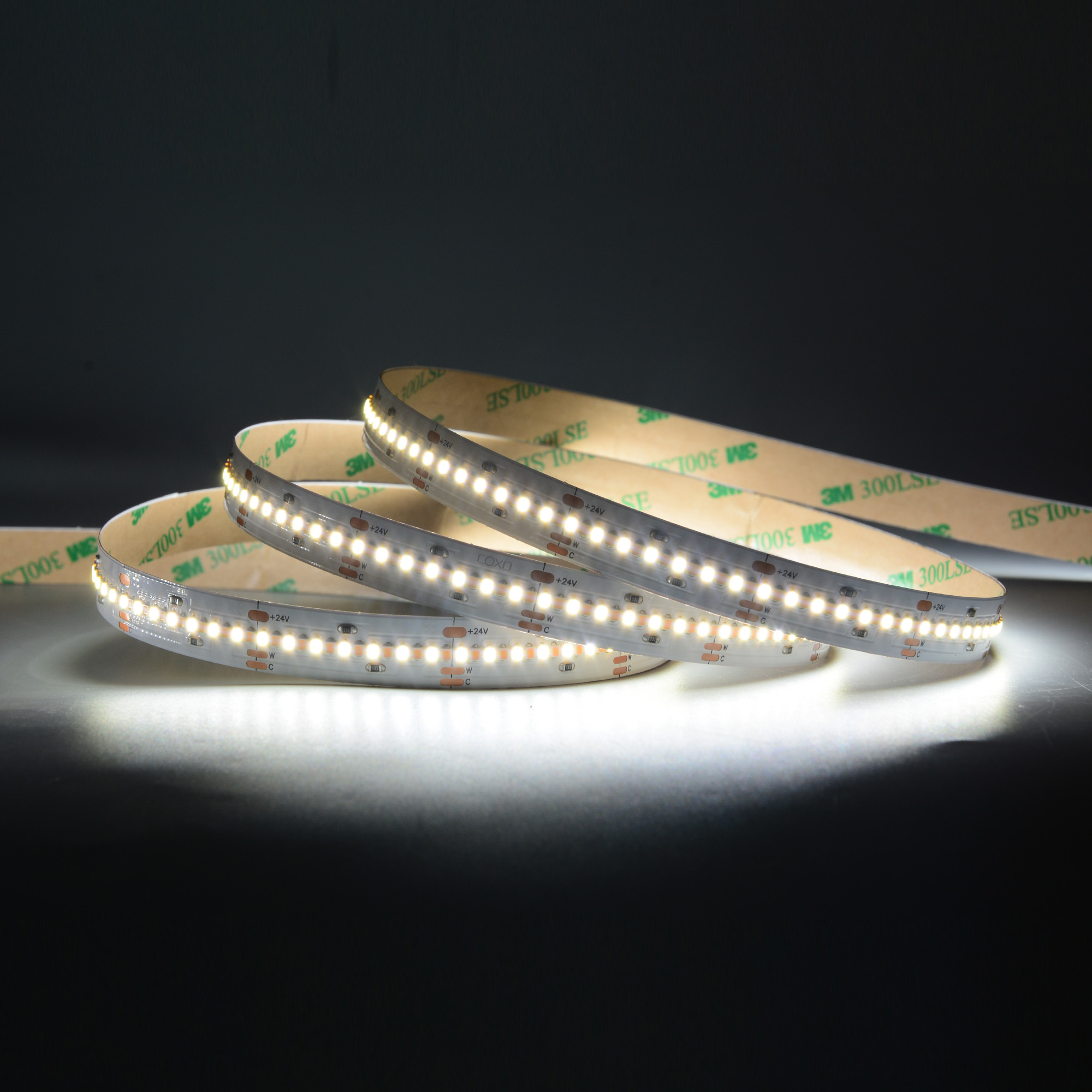 12mm 24V 420leds/m CCT 2216 LED strip