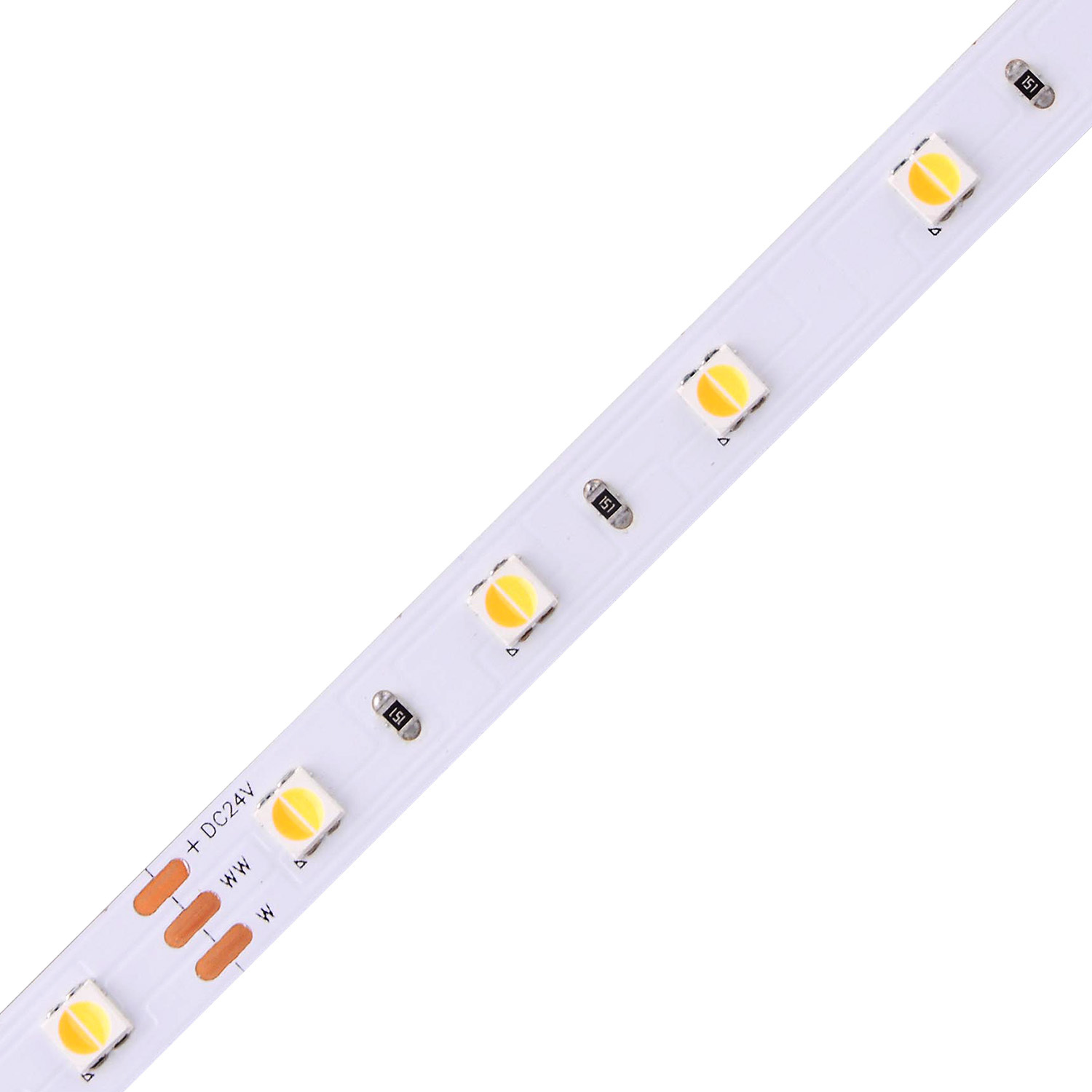 8mm 12V 60leds/m 2 in 1 CCT LED strip