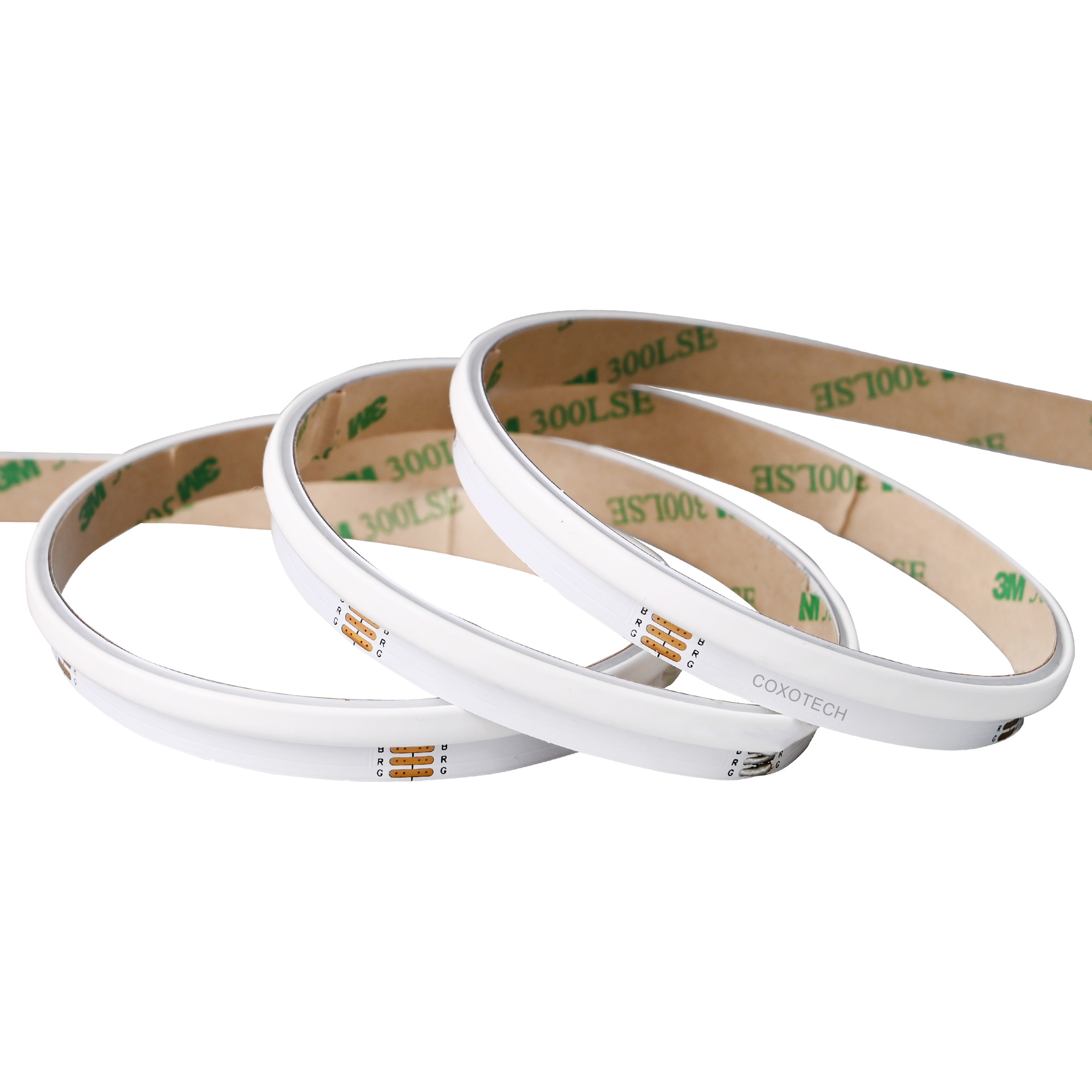 10mm 24V 840leds/m Side View COB RGB LED strip