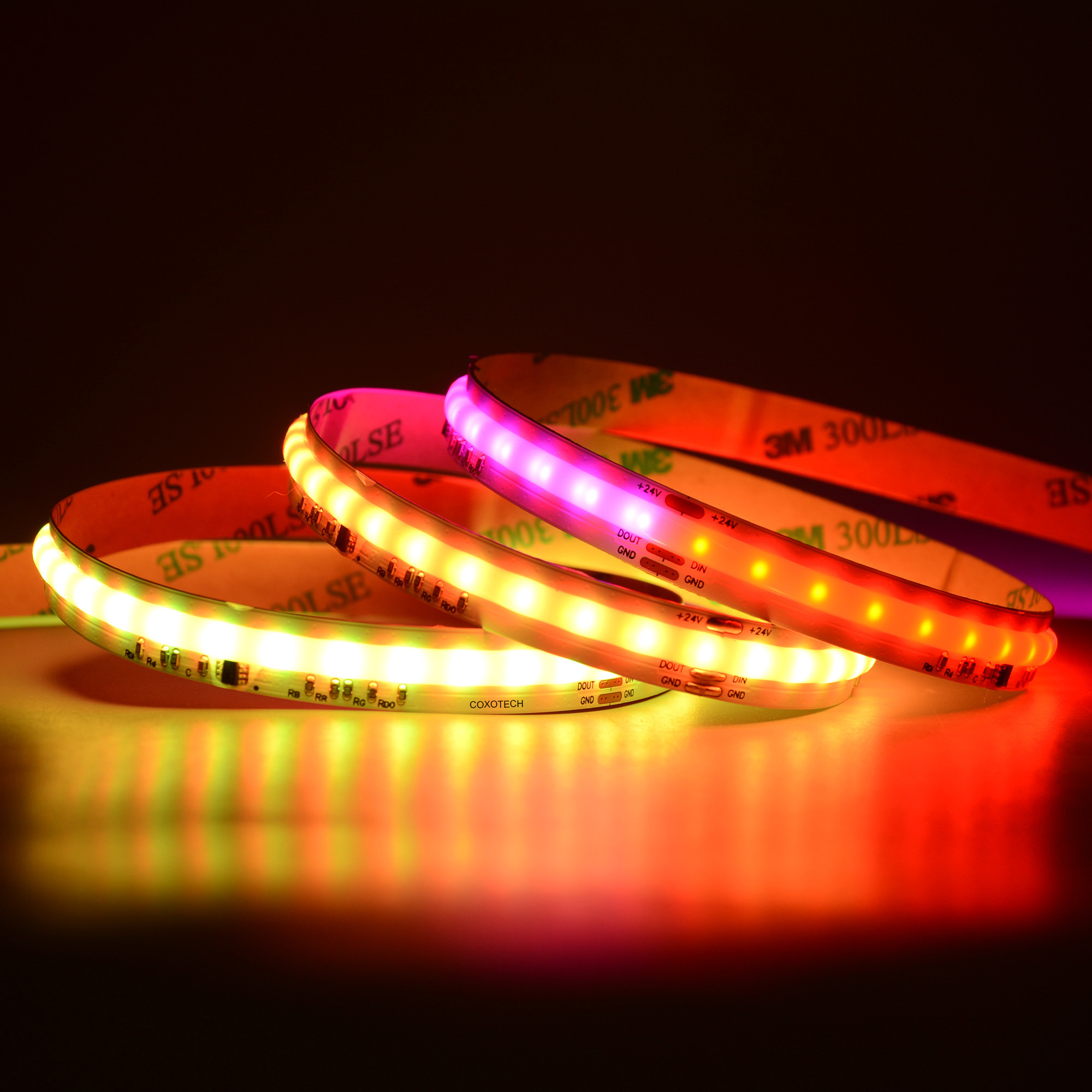 S5000 432leds/m 5 Year Warranty 10mm Digital COB RGB led strip