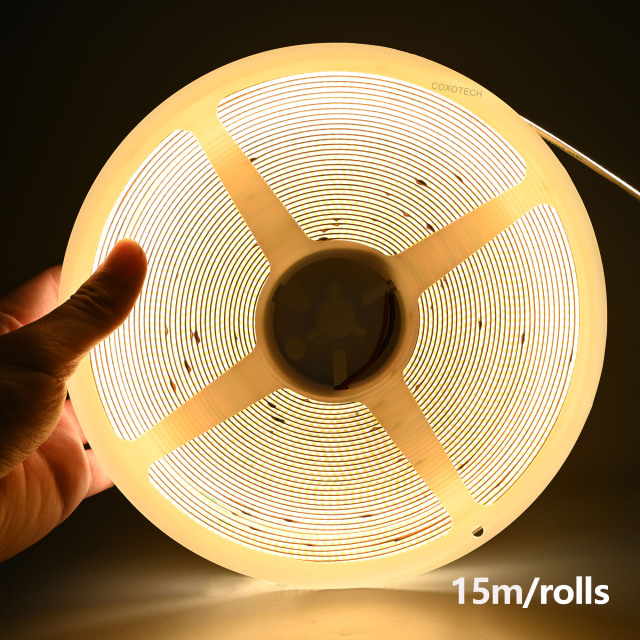 10mm 24V 360leds/m Ultra Length 15m COB LED strip