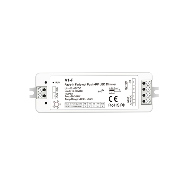 V1-F Fade-in Fade-out RF single color led controller