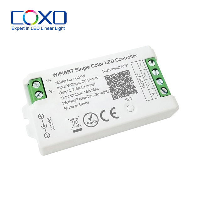 C01W RF Tuya led controller Wifi LED light Dimmer lighting controller