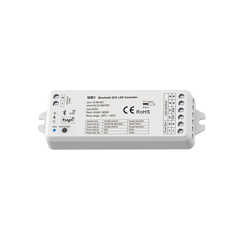 WB1 Tuya Bluetooth WIFI controller & RF Remote control for single led controller