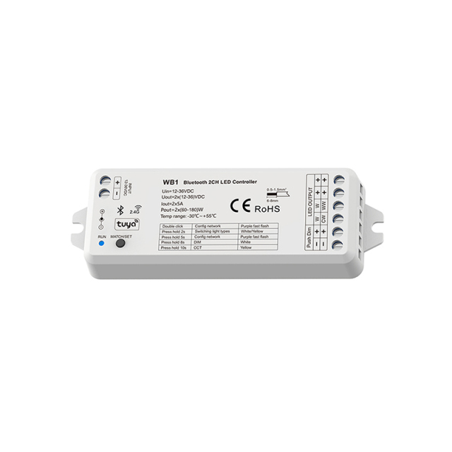WB1 Tuya Bluetooth WIFI controller & RF Remote control for single led controller