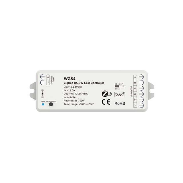 WZS4 Tuya Zigbee LED RGBW Controller