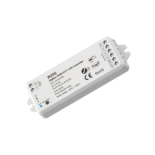 WZS5 Tuya Zigbee LED RGBCCT Controller