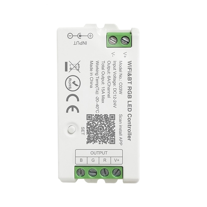 C03W Tuya Wifi RF RGB Controller