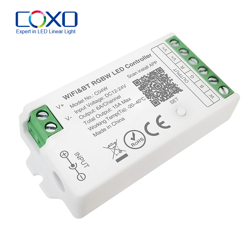 C04W Tuya Wifi RF RGBW Controller
