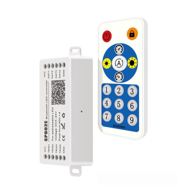 SP602E Bluetooth RF Remote Control SPI LED Controller