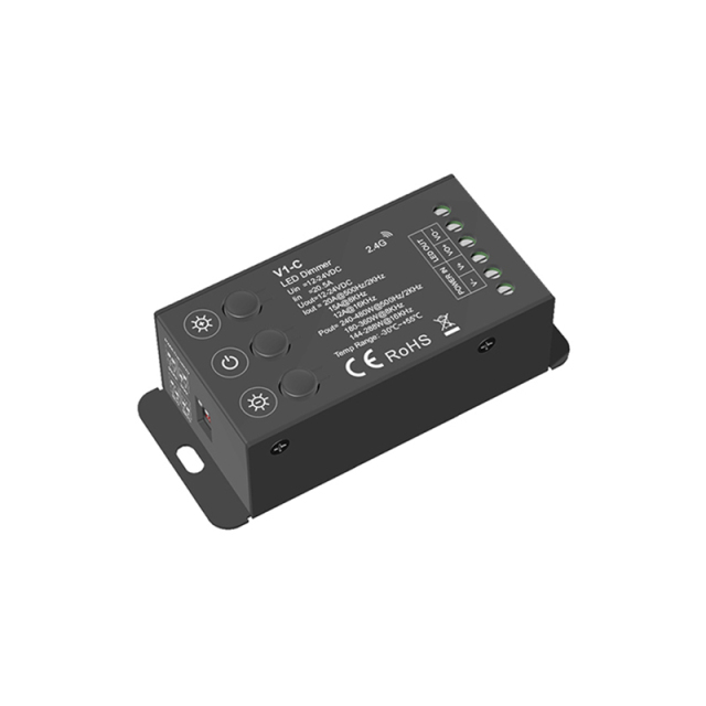 V1-C 20A High Power RF LED Dimmer with Manual button
