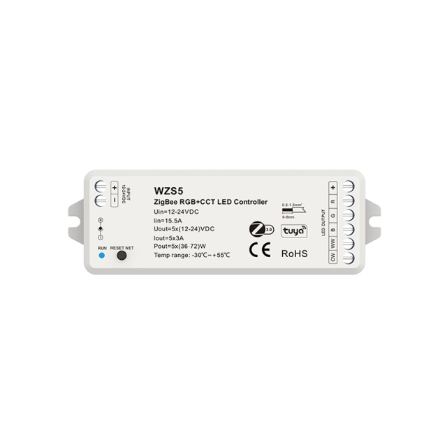 WZS5 Tuya Zigbee LED RGBCCT Controller