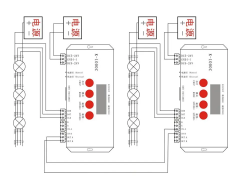 K-8000C programmable digital with remote control ws2812b ws2811 DMX512 SPI pixel dmx led Controller