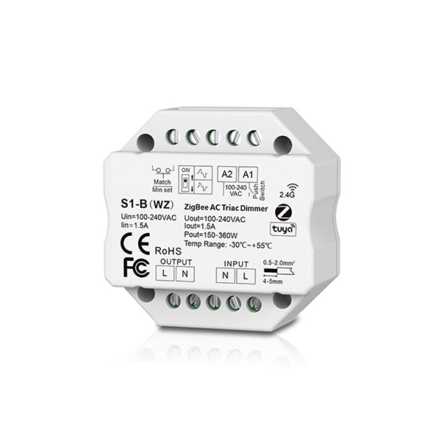 S1-B(WZ) Zigbee AC Triac for one single color led Controller