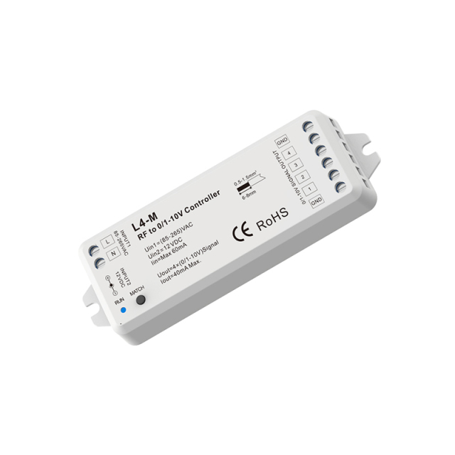 L4-M 4 Channels RF LED Dimmer Switch