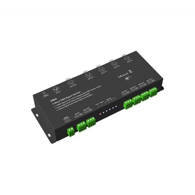 DMA DMX 12-36V 4 Channels Signal Splitter