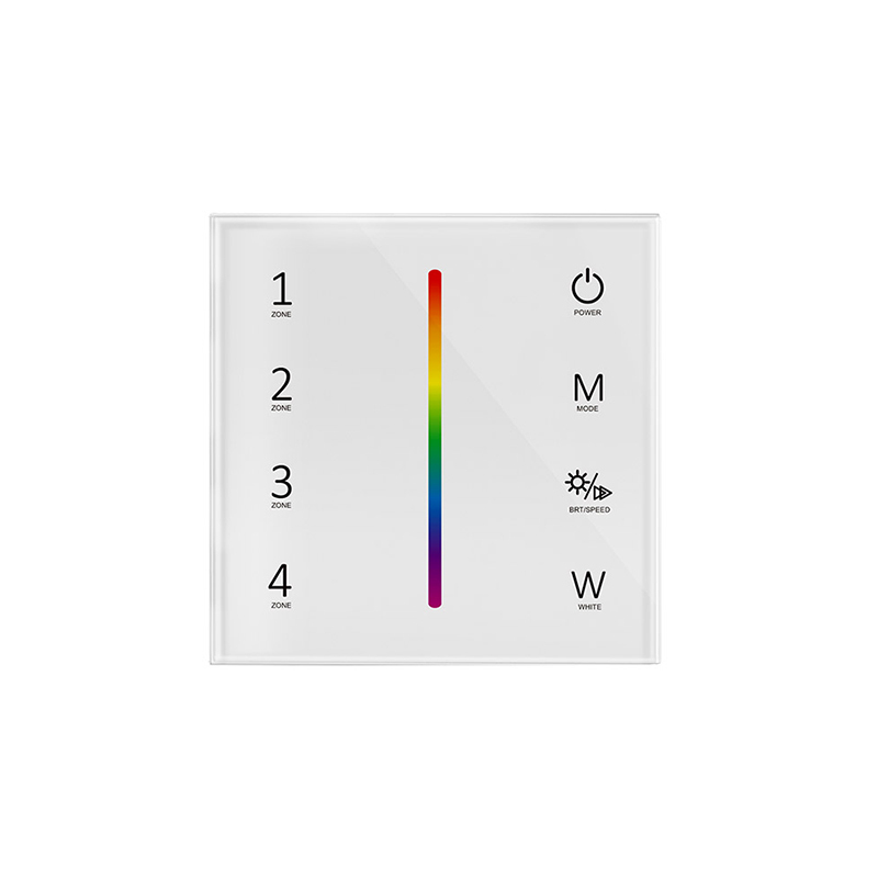 T14-1 4 Zones RGBW Touch Panel DMX Master (100-240VAC Input)