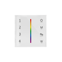 T14-1 4 Zones RGBW Touch Panel DMX Master (100-240VAC Input)