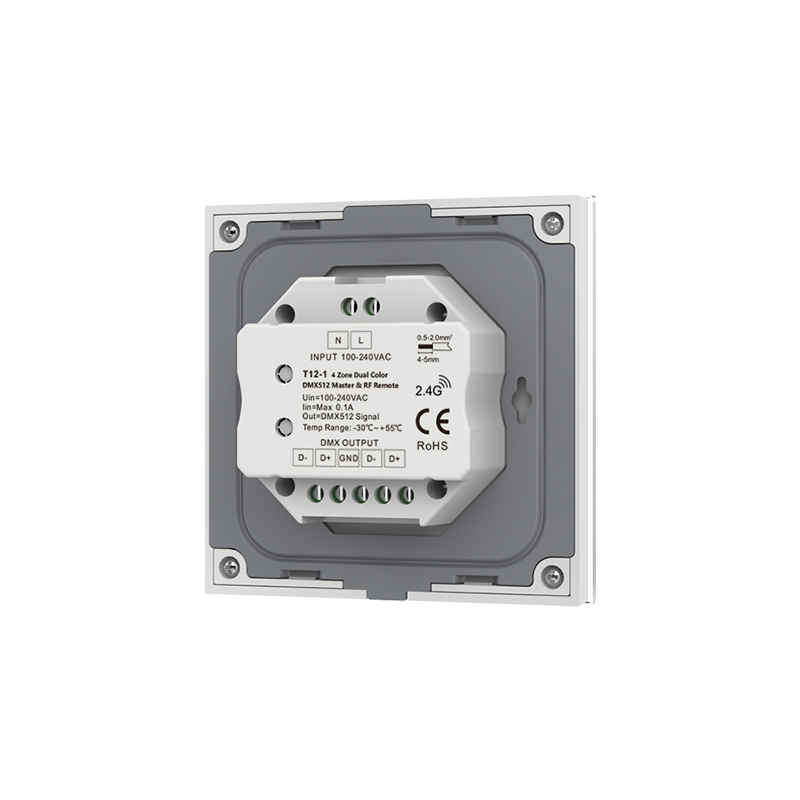 T12-1 4 Zones Color Temperaure Touch Panel DMX Master (100-240VAC Input)