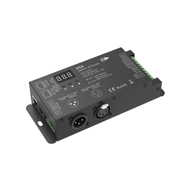 DSA 5-24VDC DMX512-SPI Decoder (with RF)