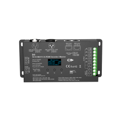 12-24VDC 6A*5CH D5 DMX512 Decoder (OLED screen)