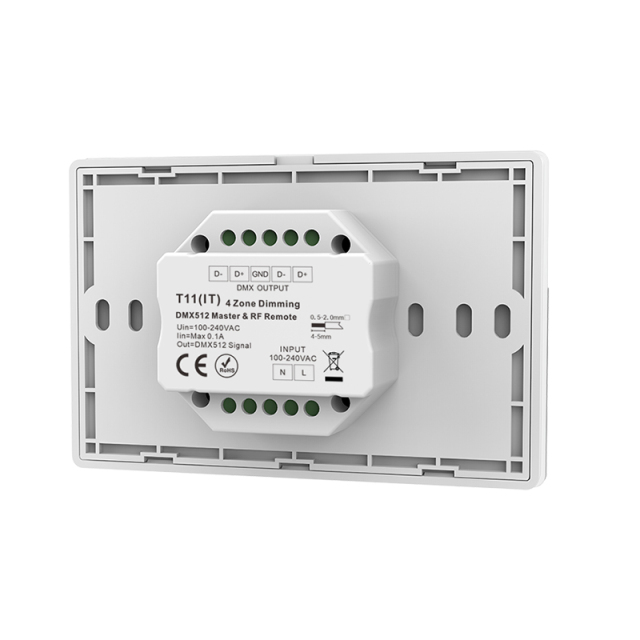 T11(IT) 4 Zones Dimming DMX Control + Remote Control(100-240VAC Input)