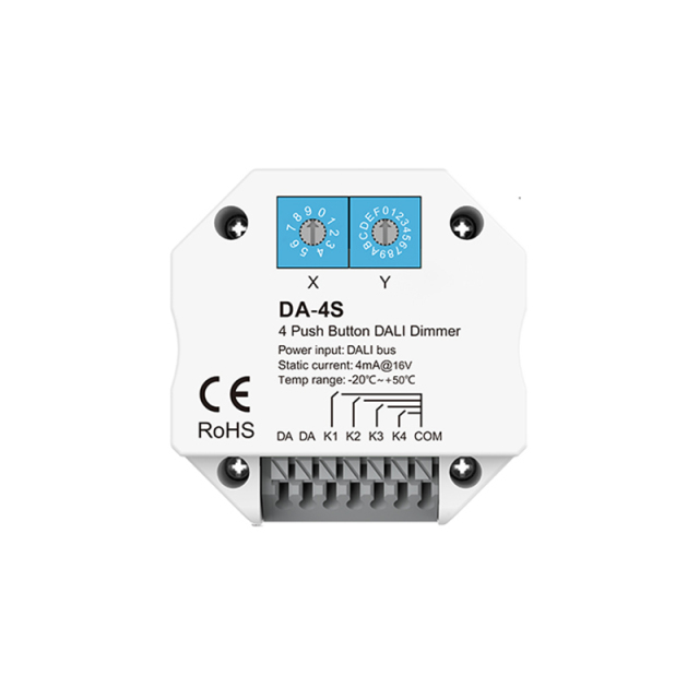 DA-4S DALI 4 Push Button Dimmer